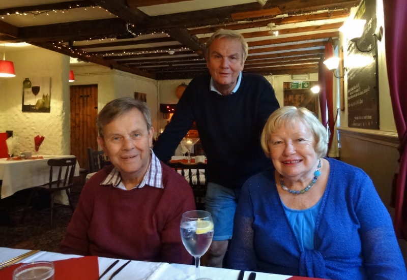 Rupert Rodney and Rose in The Smugglers Inn in Sussex
