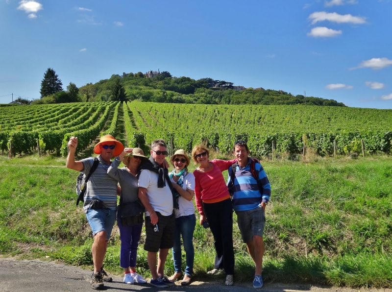 Who, near Sancerre , is wearing the wrong hat ?