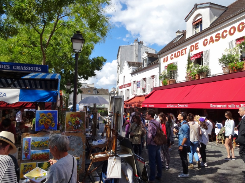 .....and more artists in Montmartre