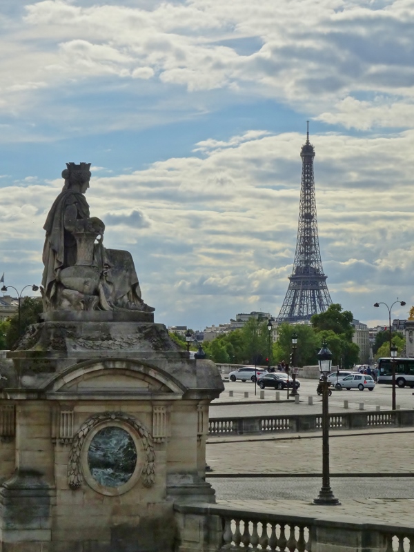 The Eiffel Tower from the Place de la Concorde