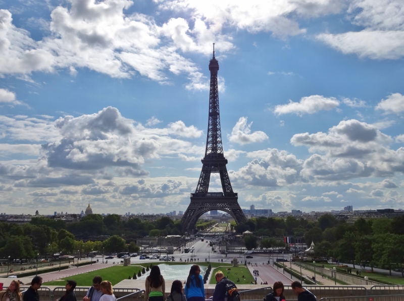 .....and another classic view of the Eiffel Tower from the Place du Trocadero