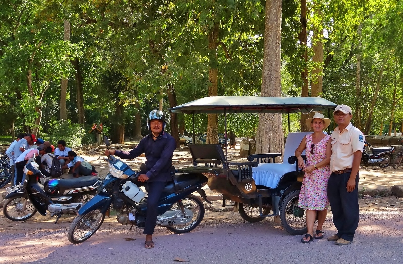 Our very smart Park Hyatt tuk-tuk with Mos 