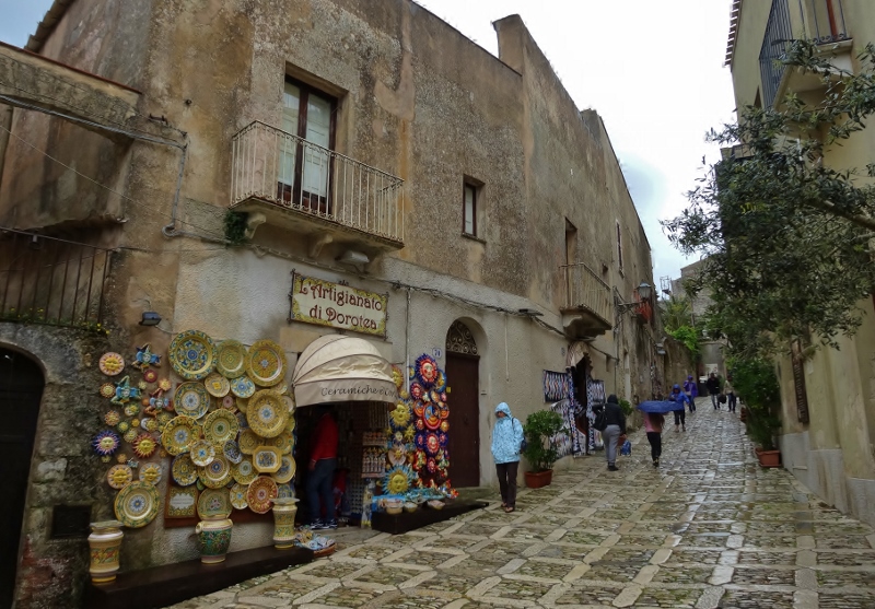 Getting soaked in Erice