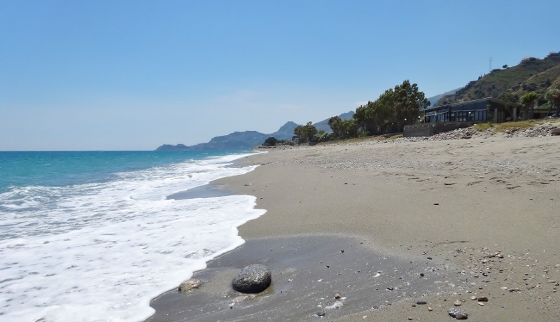  Our beach at Letojanni 