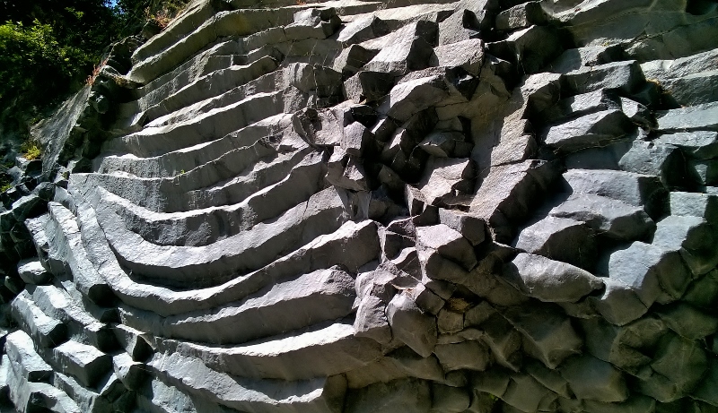Basalt rock formations